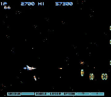 Gradius III (USA) screen shot game playing